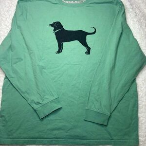 The Black Dog Green Long Sleeve